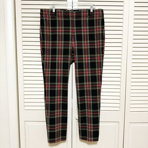 J. Crew Factory Pants - J. CREW Factory full-length Ruby pant in Stewart tartan plaid - size 16